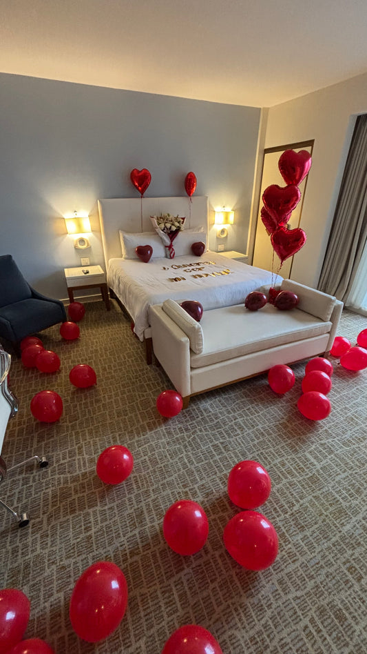 Decoración de habitación globos