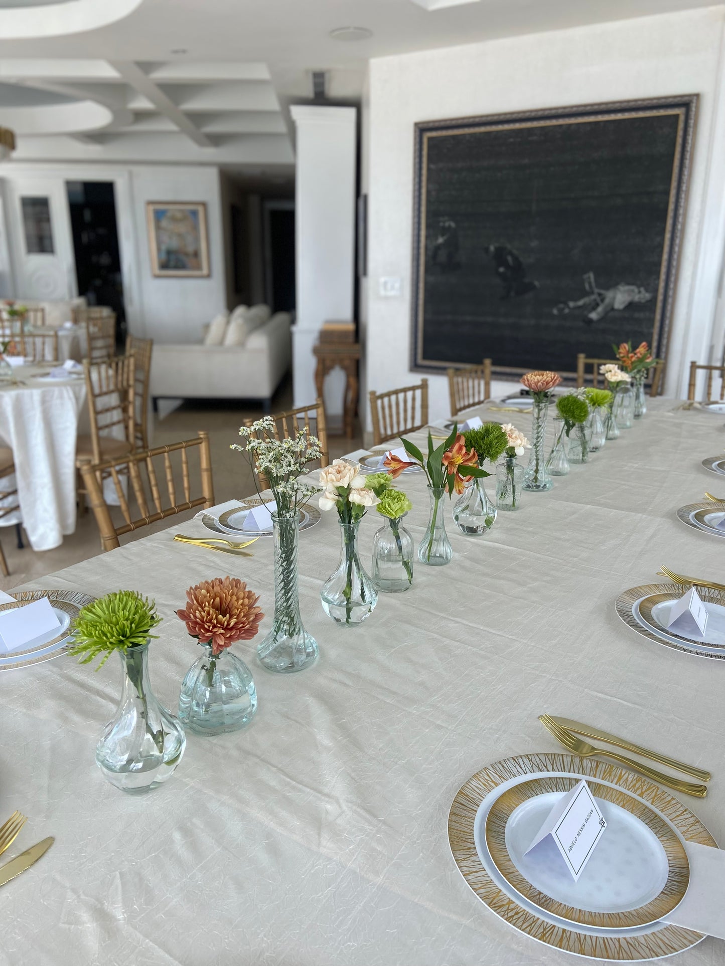 Centro de mesa con unitubitos